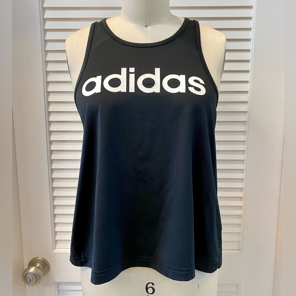 Black Adidas Workout Tank Top